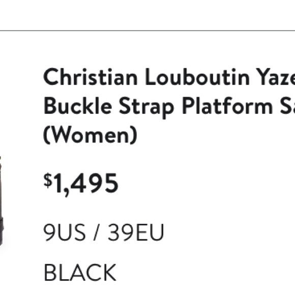 Christian Louboutin sandals. Worn three times. - Picture 3 of 5